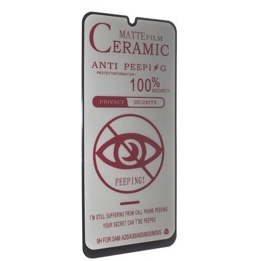 CERAMICS FILM PRIVACY МАТОВЕ SAMSUNG M307 Galaxy M30S 2019 ЧОРНИЙ