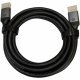 Кабель DisplayPort W-H940 2.1 16K 60Hz, CCS, Ø7.0 мм, 3.0 м, чёрный