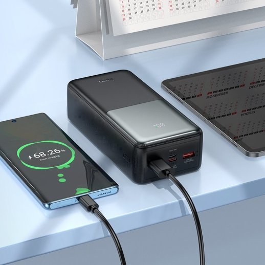 Power bank HOCO J136B "Siruit" PD20W+22.5W 30000 mAh, чорний