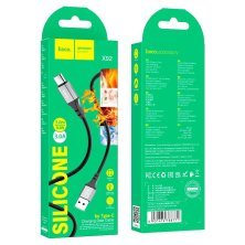USB кабель HOCO X92 USB - Type-C 3 MЕТРИ ЧОРНИЙ