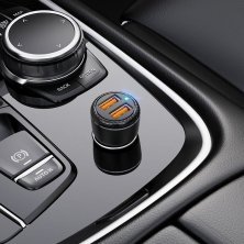 Автомобільний зарядний пристрій BOROFONE BZ17 Core dual port QC3.0 car charger