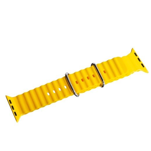 Spigen Silicon Ribbed Band для Apple Watch 42/44/45/49 mm Yellow