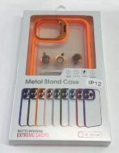 Чехол Metal Stand Case Apple Iphone 12  Orange 2
