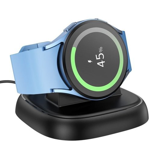 Бездротовий зарядний пристрій для годинника HOCO CW49 GALAXY WATCH ЧОРНИЙ