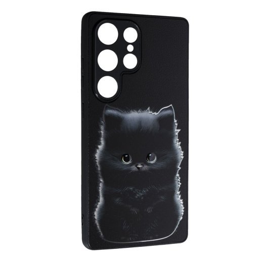 Накладка Fashion Mix для Samsung S25 Ultra Black Cat