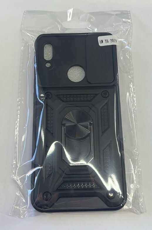 Armor Case With Curtain for Huawei Y6 2019 / Y6 Pro 2019 / Y6s / Honor 8a Black