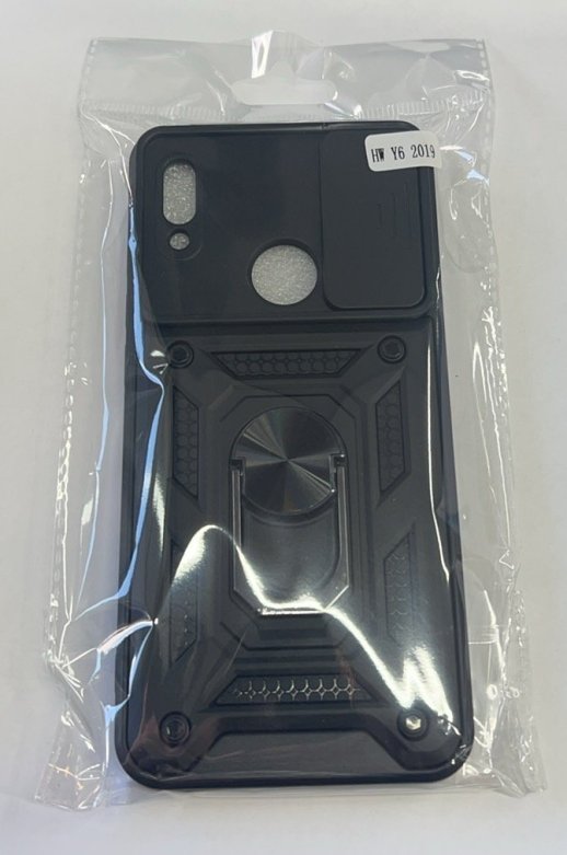 Armor Case With Curtain for Huawei Y6 2019 / Y6 Pro 2019 / Y6s / Honor 8a Black