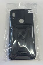 Armor Case With Curtain for Huawei Y6 2019 / Y6 Pro 2019 / Y6s / Honor 8a Black