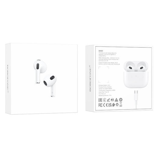 Бездротові навушники BOROFONE BW91 True Wireless Stereo (TWS)