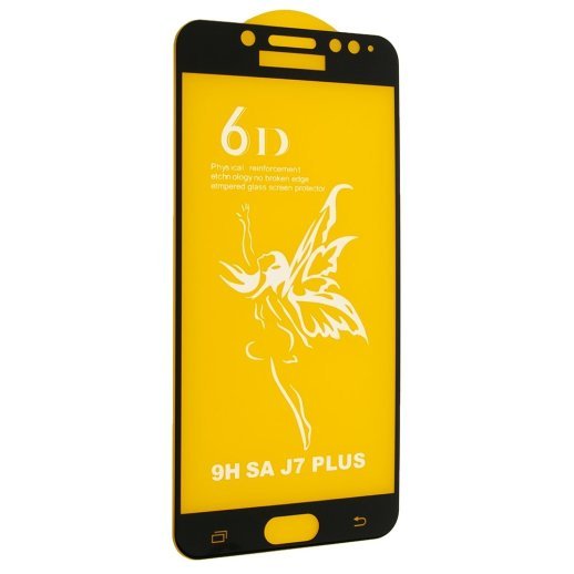 Захисне скло 6D PREMIUM SAMSUNG Galaxy J7 PLUS 2018