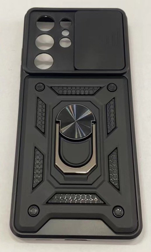 Armor Case With Curtain for Samsung S21 Ultra