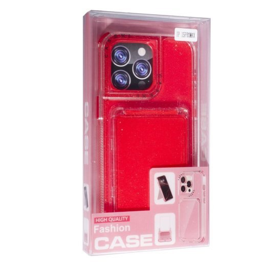 Накладка Summer Mirror для Apple iPhone 15 Pro Max Red