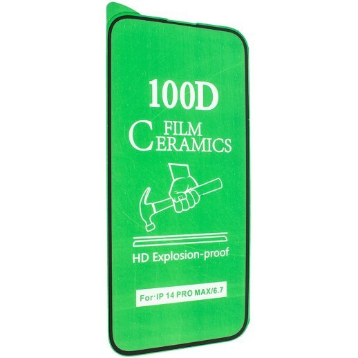 CERAMICS FILM ANTI-SHOCK APPLE iPhone 14 PRO MAX | 15 PLUS | 16 PLUS ЧОРНИЙ
