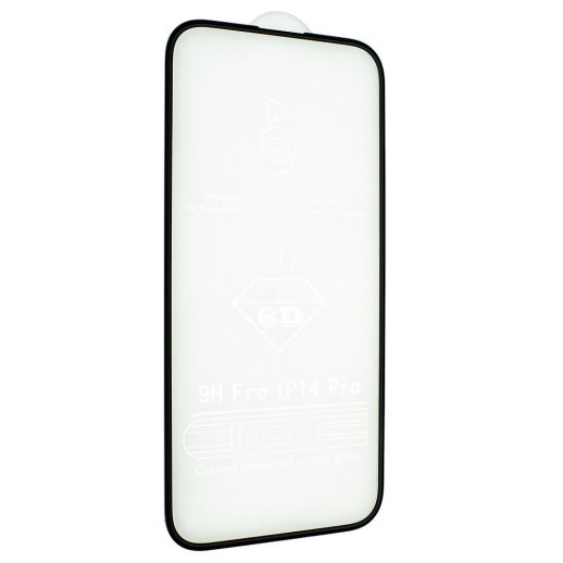 Захисне скло 6D ORIGINAL для APPLE iPhone 14 PRO | 15 | 16 ЧОРНИЙ