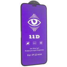 Захисне скло 11D BLUE LIGHT APPLE IPHONE 12 mini 5,4" ЧОРНИЙ
