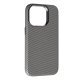 Накладка Leather Carbon With Magnetic для Apple iPhone 15 Pro Titanium