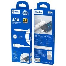 КАБЕЛЬ USB INKAX CB-07 MICRO 1 метр 3.1A Silicone