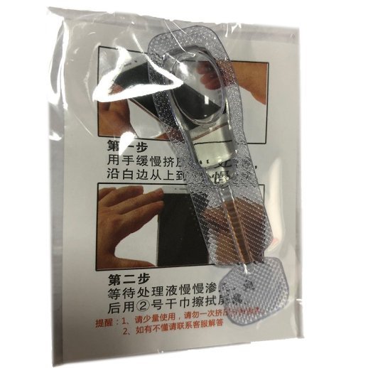 Рідина для проклеювання скла