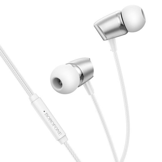 Дротові навушники BOROFONE BM66, сталевий