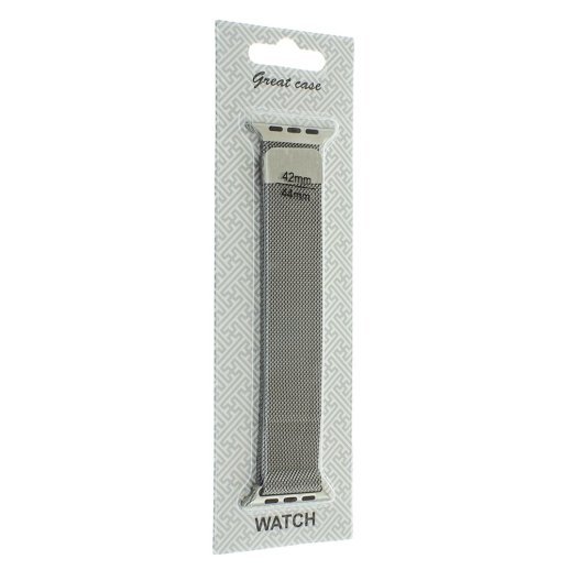 Ремінець металевий для годинника APPLE WATCH 42MM / 44MM / 45MM / 49MM Milanese Loop