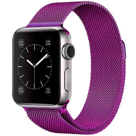 Ремінець металевий для годинника APPLE WATCH 42MM / 44MM / 45MM / 49MM Milanese Loop