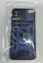 Armor Case With Curtain for Oppo A52/A72/A92 Dark Blue