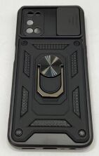 Armor Case With Curtain for Oppo A52/A72/A92 Dark Blue