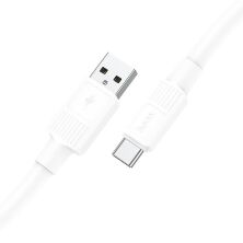 USB кабель HOCO X84 USB - Type-C 1 MЕТР БIЛИЙ