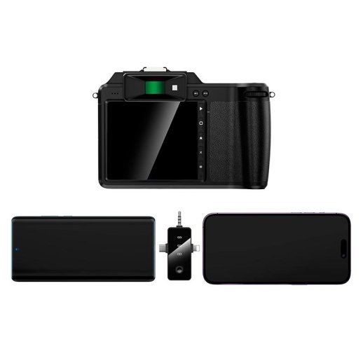Бездротовий петличний мікрофон HOCO L20C 3.5mm / Lightning / TYPE-C