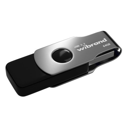 Флеш-накопичувач Wibrand USB 3.2 Gen1 Lizard 64GB Black