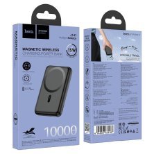 Power bank HOCO J141 "Grace" PD20W 10000 mAh с беспроводным зарядным устройством (черный)