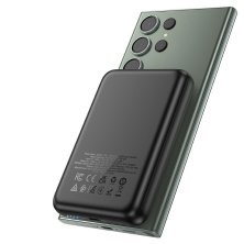Power bank HOCO J141 "Grace" PD20W 10000 mAh с беспроводным зарядным устройством (черный)