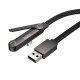 USB кабель HOCO U150 USB - Type-C, 1,20 м., чорний