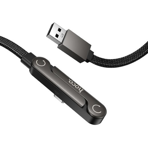 USB кабель HOCO U150 USB - Type-C, 1,20 м., чорний