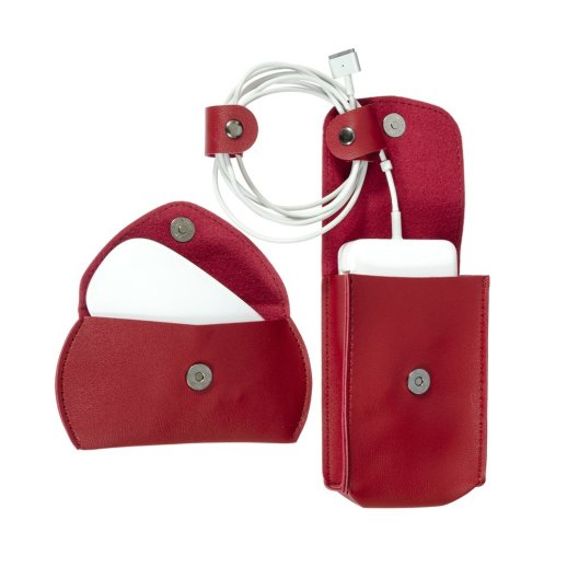 Чохол Leather Bag Vertical для Apple MacBook 13'' / 14'' Red