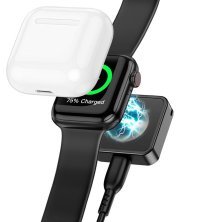 Бездротовий зарядний пристрій для годинника HOCO CW55 APPLE WATCH ЧОРНИЙ