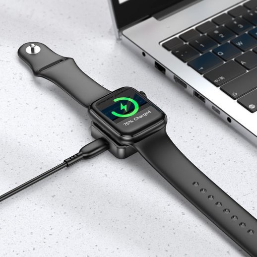 Бездротовий зарядний пристрій для годинника HOCO CW55 APPLE WATCH ЧОРНИЙ