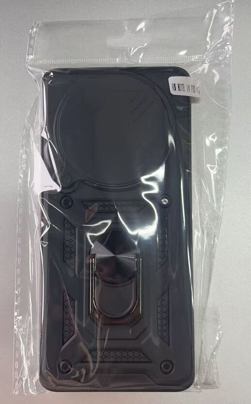 Armor Case With Curtain for Xiaomi Redmi Note 14 Pro 4G 162.2x74.9x8.2mm Чорний