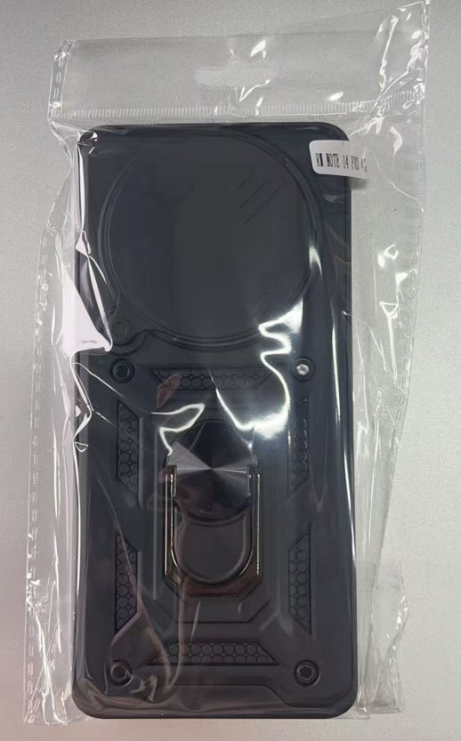 Armor Case With Curtain for Xiaomi Redmi Note 14 Pro 4G 162.2x74.9x8.2mm Чорний