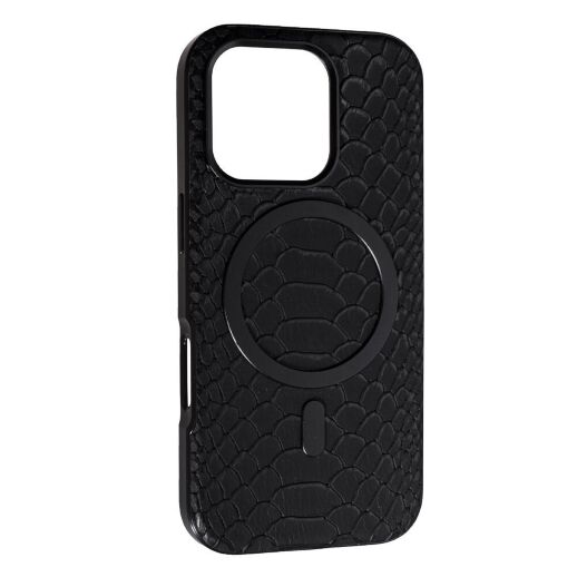 Накладка Puloka Snake with MagSafe для Apple iPhone 16 Pro Black