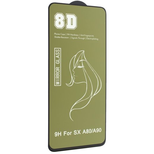 Захисне скло 8D MIRROR SAMSUNG A80 | A90 2019