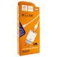 Мережевий зарядний пристрій DENMEN DC07L 3.6A 1USB 18W QC3.0, FCP, AFC, SCP + CABLE Lightning-USB