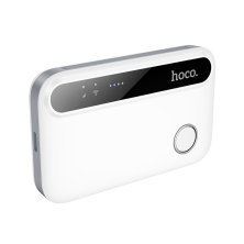 Мобільний портативний Wi-Fi роутер HOCO HI41 4G LTE 2100 мАг, білий