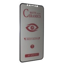 CERAMICS FILM PRIVACY МАТОВЕ APPLE IPHONE XR | 11 ЧОРНИЙ