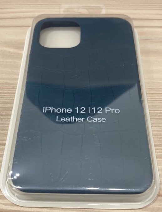 Чохол Croco Leather Apple iPhone 12 / 12 Pro Black