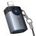 OTG-адаптер HOCO UA46 Lightning (штекер) на USB (гнездо), сірий