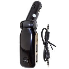 FM Модулятор M8 Bluetooth / гучномовець ЧОРНО-ЗОЛОТИЙ