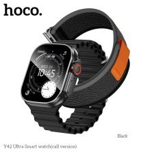 Смарт-годинник HOCO Y42 Ultra Smart Watch Call Version із двома ремінцями, чорний