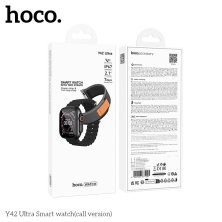 Смарт-годинник HOCO Y42 Ultra Smart Watch Call Version із двома ремінцями, чорний
