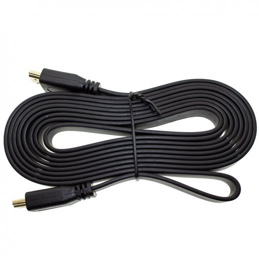 Кабель HDMI W-HD911 2.1 8K 60Hz / 4K 120Hz, CCS, Ø7.0 мм, 1.8 м, чорний